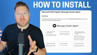 Message Center Overload? Try This Copilot Agent! Complete walkthrough for Message Center Agent!