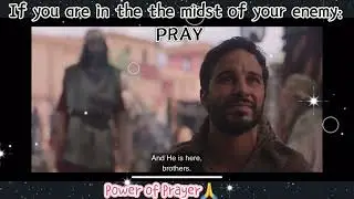 Simon Z pray in the midst of his enemy #powerofprayer
