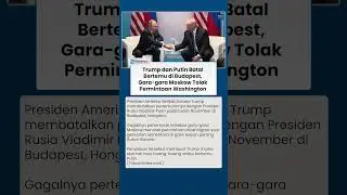 Rusia Tolak Gencatan Sementara Perang Ukraina, Trump Murka dan Pilih Batal Bertemu Putin