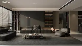 Italian Living Room Interior | Modern PET Decorative Film & Panel Surface Solutions