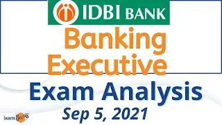 IDBI Banking Executive Exam Analysis/ Review | 5th Sep 2021