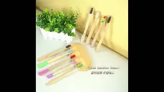 Choose bamboo&mdash;an eco-friendly toothbrush for a fresh, natural clean#bambootoothbrush #brush #bamboo