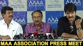 MAA Association Press Meet Full Video | Srikanth | Sivaji Raja | Silver Screen