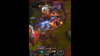 This Zed Insane Triple Kill won the teamfight #shorts #leagueoflegends #zed