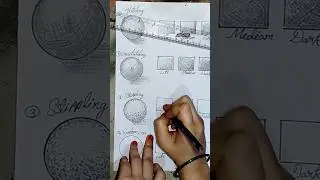 How To Shading❓|Shading methods✔️🧐|#shadingtutorial #sketchingtutorial #easysketch #youtubeshorts