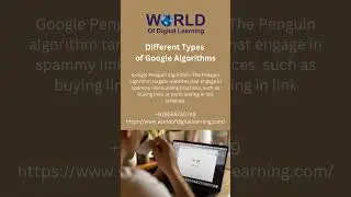 Different Types of #google #algorithms