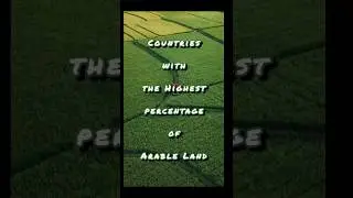 Countries with the Highest Percentage of Arable Land #top10 #youtubeshorts #gk #facts #shorts