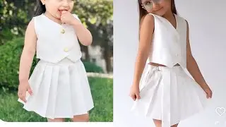 How to cut and sew a Waist coat jacket for kids beginners friendly