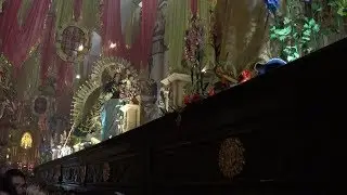 Salida Virgen del Rosario 2018 Octubre Basílica de Santo Domingo Guatemala