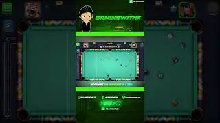 incredible golden break in 9 ball 8 ball Pool#gamingwithk #8ballpool #goldenbreak