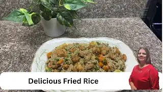 Delicious Chicken and Shrimp Fried Rice - Sousa's Kitchen