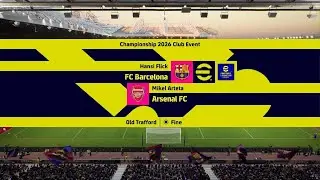 eFootball Gameplay Episode 18: FC Barcelona vs Arsenal