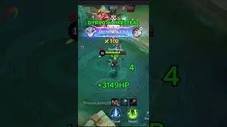 Dyrroth Lifesteal VS Damage Tutorial🔥#mobilelegends  #mlbb #dyrroth #shorts #damagebuild #lifesteal