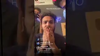 New World Record Instagram Live @TheSocialFactory #elvishyadav