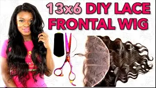 How To Make A 13x6 Frontal Wig Tutorial |DETAILED Beginners | No Glue| No Hair Out| Virgin Brazilian