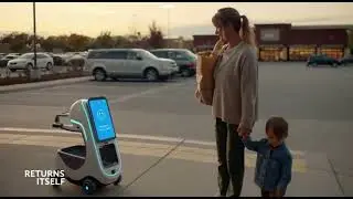 A lightweight robotic shopping cart