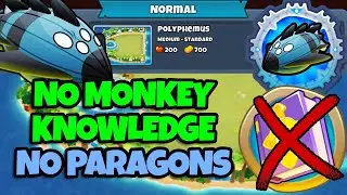 Vortex Normal Tutorial || No Monkey Knowledge + No Paragons || Polyphemus (BTD6)