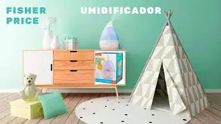 Umidificador de Ar Ultrass&ocirc;nico Branco Fisher-Price #fisherprice #shoppall #infantil #baby