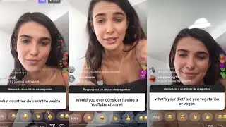 Charlotte D’alessio  Instagram LiveStream | Instagram Q&A