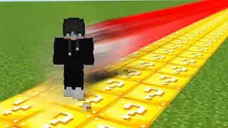 MINECRAFT BUT EVERYTHING TOUCH TURNS TO LUCKY BLOCKS