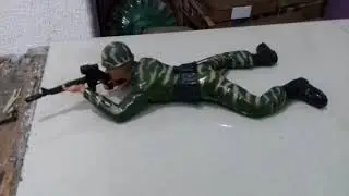 Soldado rastejante anos 80 - Defender Mike