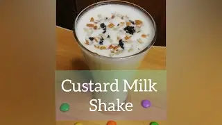 Custard Milkshake | Easy Custard  Drink | Summer Drink - 2 | Custard Powder Shake |