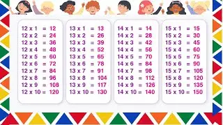 11 TO 15 Table Counting learning Video for Kids | Kids Math's learning video