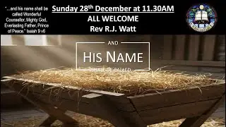 28-12-25 Killymurris Morning Worship 11:30am - Rev R.J. Watt