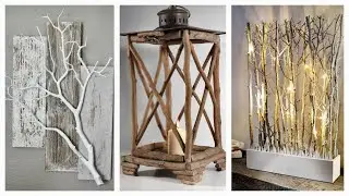 18 IDEIAS Para DECORAR COM GALHOS SECOS - Eduardo Wizard
