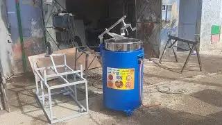  آلة تحميص الفواكه الجافة 220 فولت والبوتاغاز | صناعة مغربية من الستانلس ستيل (Inox) 🇲🇦🔥