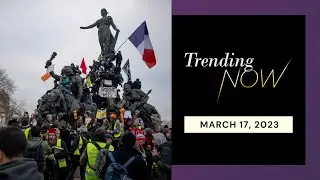 Protesters in France try to pressure lawmakers to bring down Macron's government