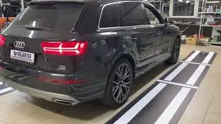 Audi Q7 2019 - Установка системы кругового обзора AREA VIEW 360. 4  широкоугольных камеры