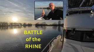 Battle of the Rhine | 17 Hours Against the Current to Düsseldorf on our Nordhavn N51