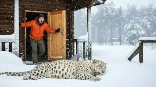 Pregnant Snow Leopard Freezing in the Snow | A Miracle Rescue Story