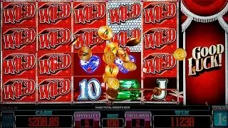 Super Rubies Slot - HUGE WIN - Retrigger Bonus!