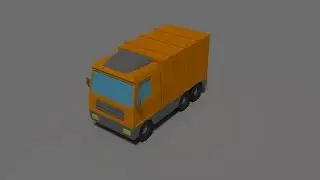[Blender] Speed Modelling | Low Poly | #04 Garbage Truck | Free Asset