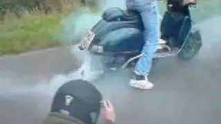 vespa burnout moorteufel