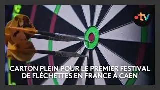 🎯 Carton plein pour le premier festival de fl&eacute;chettes en France &agrave; Caen !
