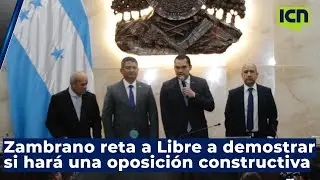 Zambrano promete un Congreso “abierto, transparente y cercano a la gente