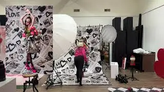 Shooting My Daughter Kennedy | Newspaper Backdrop Session (Behind the Scenes + Final Images)
