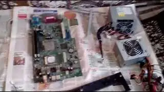 Чистка slim desktop MSI Micro-Star MS-7065 + P4-2,8GHz + 768Mb / IRL Video-Diary 12