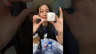 Let&rsquo;s try dehydrating jumbo marshmallows again! #dehydrated #marshmallow #fyp #marshmallowchallenge