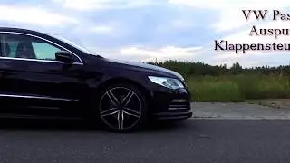 Passat CC Auspuff Abgasanlage mit Klappensteuerung / Exhaust