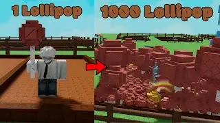 I Planted 1,000 Red Lollipops In Grow a Garden! (Chill)