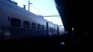 Arrow III MU departs from South Amboy Train Station