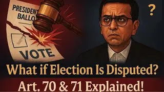 Articles 70 & 71 Explained |Election Disputes & Emergency Executive Powers