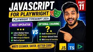 12. Rest Operator & Optional Chaining in JavaScript | ES6 Features | Playwright TypeScript 2026