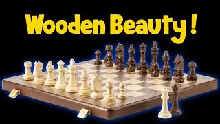 I Tried a Real Wooden Chessboard After Years of Online Chess! (A&A Magnetic Wooden Chess Sets)