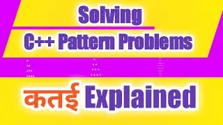 C++ pattern programs Examples with explaination