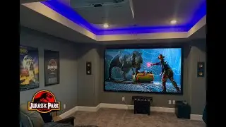 Home Theater 4K Epson | Klipsch 5.1 Dolby - Jurassic Park 4K Sound Demo